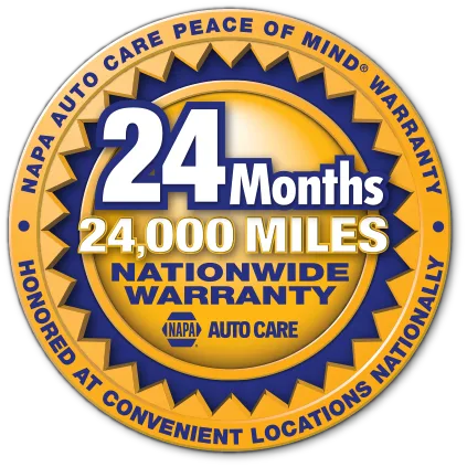 NAPA Peace of Mind Warranty